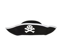 Boland 10102866 Piratenhut Children's Pirate hat, Black, Standard Size