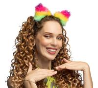 Boland - Cerchietto Arcobaleno Fancy | Diadema in peluche per costume, Carnevale e festa a tema, animali, evento Pride