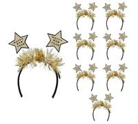 Boland - Cerchietto Happy New Year, set da 8 pezzi, copricapo per Capodanno e Capodanno