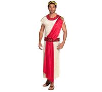 Boland- Imperatore Romano Deluxe Costume Adulto, Rosso/Bianco, 58-60, 87760