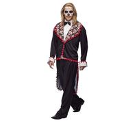 Boland - Costume da adulto Senor Esqueleto, costume per adulti, costumi in maschera, Halloween, Dia de los Muertos, Giorno della Morte Messico