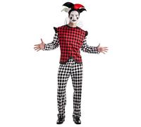 Boland - Costume da Arlecchino per uomo, costume di carnevale, set di costumi per carnevale e feste a tema