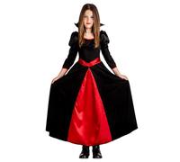 Boland - Costume da bambina Vampire Diva, costume da vampira, abito lungo per Halloween, Carnevale e feste a tema