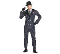 Boland - Costume da boss mafioso, 4 pezzi, costume in maschera per feste a tema, Halloween o carnevale, da gangster
