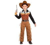 Boland - Costume da cowboy per bambini, 3 pezzi, costume in maschera per feste a tema, Halloween o carnevale, Wild West