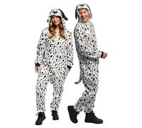 Boland - Costume da dalmata, da animale cane, tutina in peluche, di carnevale per feste a tema