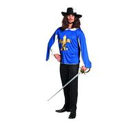Boland - Costume da moschettiere Lambert per adulti, cappello, top e pantaloni, carnevale, festa in maschera
