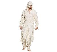 Boland - Costume da mummia per adulti, tuta con cappuccio, festa horror, carnevale, festa in maschera, Halloween