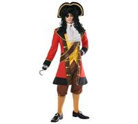 Boland - Costume da pirata Lakehoff per uomo, 6 pezzi, costume in maschera per feste a tema, Halloween o carnevale, marinaio