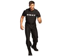 Boland- Agente Speciale SWAT Costume Adulto, Nero, 50-52, 83641