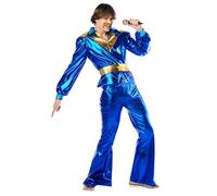 Boland - Costume da Re Danzante per uomo, 3 pezzi, costume in maschera per feste a tema, Halloween o carnevale, cantante, superstar