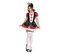 Boland Costume da regina di cuori da donna, vestito da fiaba, per Halloween e carnevale, taglia M
