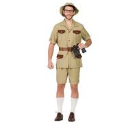 Boland - Costume da Safari Ranger per adulti 4 pezzi, costume in maschera per feste a tema o carnevale, guardiano di animali