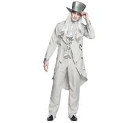 Boland Costume da sposo fantasma – Set con gilet, cappotto, pantaloni e jabot per carnevale