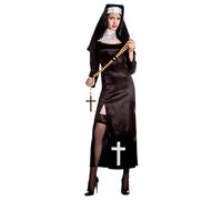 Boland - Costume da suora sfrontata per donna, 2 pezzi, costume in maschera per feste a tema, Halloween o carnevale