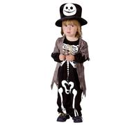 Costume bambino Scheletrino Monello Skully Rascal (Taglia 3-4 anni)
