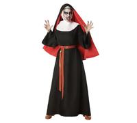Boland - Costume Holy Fright, set di costume con cuffia da suora, collare, tunica e cintura per Halloween, Carnevale e feste a tema, suora horror