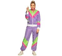 Boland - Costume per Adulto Tuta Anni '80 con Tasche, Giacca e Pantaloni, Tuta da Campeggio, Tuta da Jogging, Tuta da Assi, Stile retrò, Costume di Gruppo, Festa a Tema, Carnevale