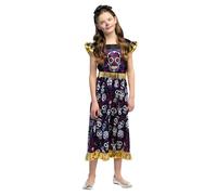 Boland - Costume per bambini La Famosa, set di 3 pezzi, costume per bambini, costumi di carnevale, Halloween, Dia de los Muertos