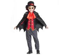 Boland - Costume per bambini Maestro dei vampiri | Set da 5 pezzi, costume da vampiro per bambini, Halloween, Carnevale e feste a tema, succhiasangue
