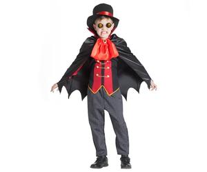 Boland - Costume per bambini Maestro dei vampiri | Set da 5 pezzi, costume da vampiro per bambini, Halloween, Carnevale e feste a tema, succhiasangue