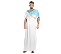 Boland - Costume Romani Aurelio, costume con fascia, abito e mantello per carnevale e feste a tema, imperatore romano