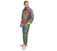 Boland - Costume tuta da ginnastica Leopard Uomo anni '80