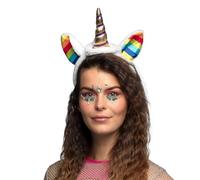 Boland - Diadema da unicorno per adulti, fascia con corno e orecchie, costume da unicorno, costumi di carnevale, costumi da fiaba, addio al nubilato