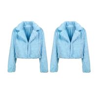 Boland - Giacca in pelliccia sintetica Fluffy Rave, 2 pezzi
