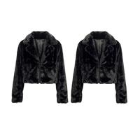Boland - Giacca in pelliccia sintetica Fluffy Rave, 2 pezzi