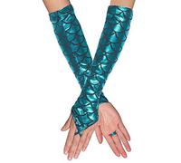 Boland- Guanti Gomito Sirena, Colore Blu, Taglia Unica, 51027
