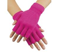 Boland Guanti senza dita, rosa fluo