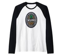 Boland Irish Stout Cognome Maglia con Maniche Raglan