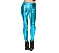 Boland - Leggings metallizzati per carnevale, festival, feste a tema o per la vita di tutti i giorni, pantaloni elasticizzati lucidi per costumi in maschera