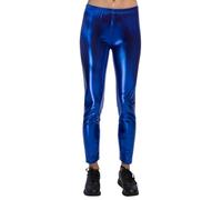 Boland - Leggings metallizzati per carnevale, festival, feste a tema o per la vita di tutti i giorni, pantaloni elasticizzati lucidi per costumi in maschera, anni '80