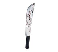 Boland- Machete Horror Insanguinato in Plastica per Adulti, Metal, 53 cm, 74558