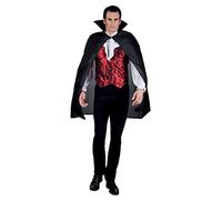 Boland- Mantello Vampiro con Bavero Bloodlust per Adulti, Nero, Taglia Unica, 96922