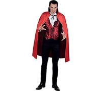 Boland - Mantello da vampiro con colletto, lunghezza 120 cm, coprispalle, costume, carnevale, festa a tema, Halloween