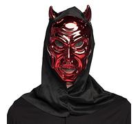 Boland - Maschera a specchio con cappuccio, maschera horror per carnevale, accessorio per costumi di carnevale, maschera di Halloween