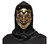 Boland - Maschera a specchio con cappuccio, maschera horror per carnevale, accessorio per costumi di carnevale, maschera di Halloween (Confezione da 2)