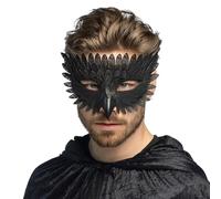 Boland - Maschera da Corvo, Accessorio per Costume (Confezione da 2)