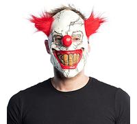 Boland-97599 Halloween Maschera Testa Clown in Lattice Adults, Cartone Animato, Multicolore, Taglia unica, 97599