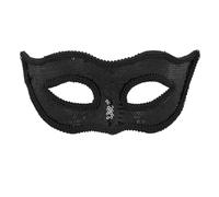 Boland - Maschera occhi veneziana con paillettes, maschera per costumi, carnevale, feste a tema e Halloween
