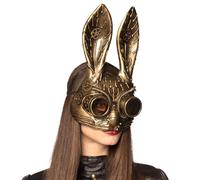 Boland 54538 - Mezzo Maschera Steambunny, Colore: Bronzo