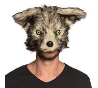 Boland - Mezza maschera in peluche, taglia unica, maschera per il viso, maschera animale, maschera di pelliccia, accessorio, costume, travestimento, carnevale, festa in maschera