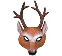 Boland - Mezza maschera, maschera da animale con stampa realistica e cinturino elastico, ideale per costumi in maschera da animale per carnevale, Halloween o una festa a tema