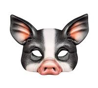 Boland - Mezza maschera, maschera da animale con stampa realistica e cinturino elastico, ideale per costumi in maschera da animale per carnevale, Halloween o una festa a tema