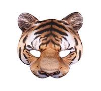 Boland - Mezza maschera, maschera da animale con stampa realistica e cinturino elastico, ideale per costumi in maschera da animale per carnevale, Halloween o una festa a tema