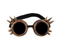 Boland - Occhiali Cyberpunk con Spine | Accessori retrò steampunk per Carnevale, Halloween e feste a tema