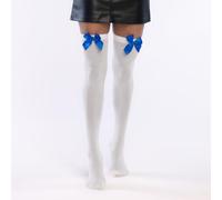 Boland - Overknee con fiocco, calze autoreggenti per carnevale, feste a tema e Halloween